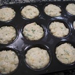 Muffins de queso y hierbas